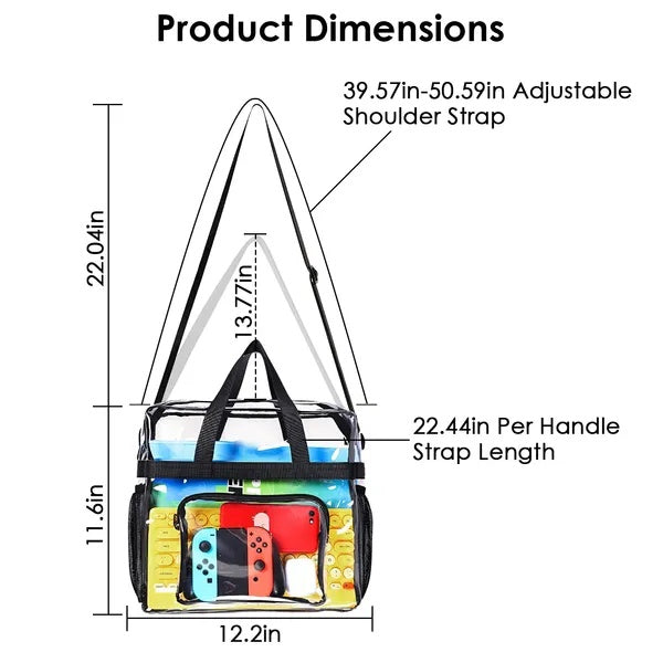 Clear Crossbody Bag Stadium Approved Clear Transparent Shoulder Transparent