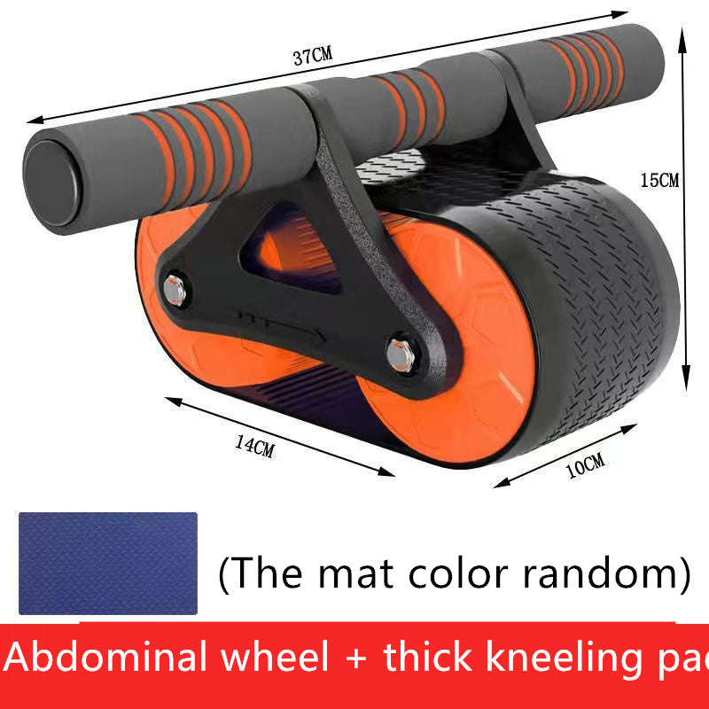 Double Wheel Abdominal Exerciser Women Men Automatic Rebound Ab Wheel Roller Waist Trainer Gym Sports HomeGym Sports Home