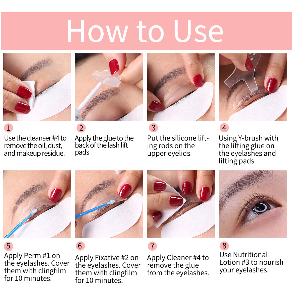 ICONSIGN Lash Lift Kit, Lash Lifting Eyelash Perming Kit, Lash Curling Enhancer, Eyes Makeup Tools