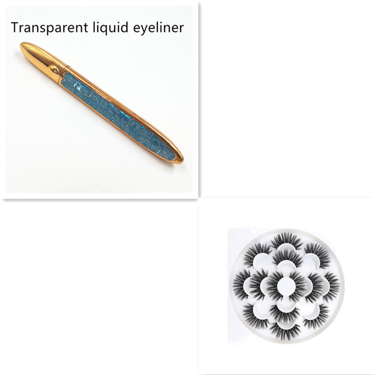 False Eyelashes Self-adhesiveEyeliner Multicolo r