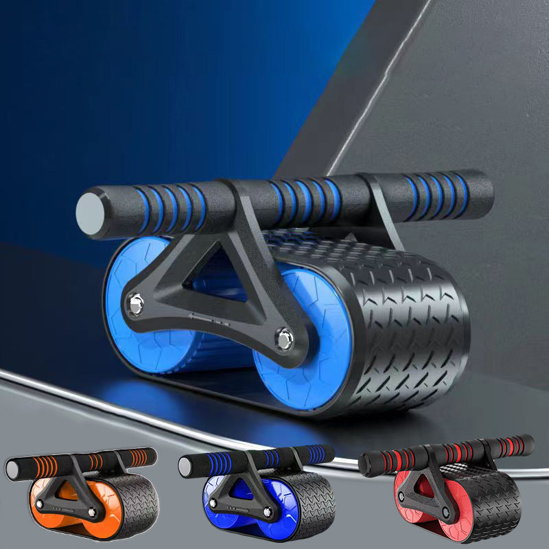 Double Wheel Abdominal Exerciser Women Men Automatic Rebound Ab Wheel Roller Waist Trainer Gym Sports HomeGym Sports Home