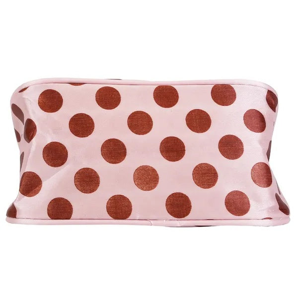 Travel Makeup Bag Portable Cosmetic Organizer With Cosmetic Mirror