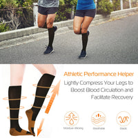 Unisex Copper Compression Socks – Graduated Support for Running & Recovery
