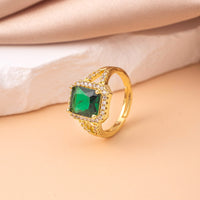 High-end Retro Emerald Luxury Colored Gems Ring
