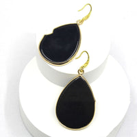 Fashion Bohemian Women's Earrings Natural Stone Amethyst Lapis Lazuli