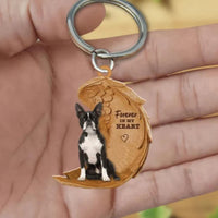 Pet Dog Angel Wings Acrylic Keychain Pendant