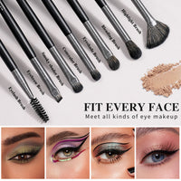 High-quality Makeup Brushes With Wooden Handles, Premium Natural 10pcs Makeup Brushes.