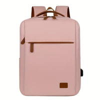 Backpack Oxford Cloth Business Computer Bag With Large Capacity, Strong And Wearable Student School Bag, Solid Color And Versatile Travel Backpack