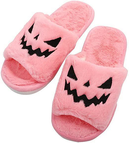 Halloween Cute Warm Furry Slipper for Winter, Home Slippers
