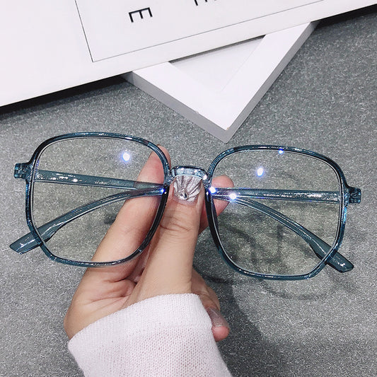 Blue Ray Proof Fashionable Large Frame Glasses