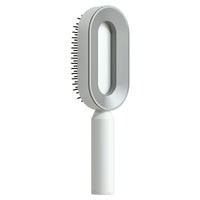 Self-cleaning Hair Brush For Women One-key Cleaning Hair Loss Airbag Massage Scalp Comb Anti-Static Hairbrush