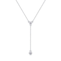 Tassel - A Fashionable And Luxurious Diamond Jewelry Pendant Set With Moissanite S925 Sterling Silver And Platinum Plating