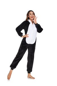 Animal Fleece Onesie Pajamas – Cozy Halloween & Cosplay Sleepwear