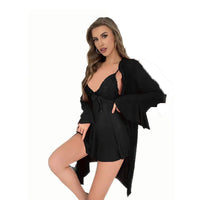 Nightdress Lace Pure Desire Suspender Skirt Mesh Outerwear Gown