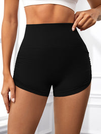 Women’s Scrunch Butt Seamless Workout Shorts – High-Waisted Yoga Biker Shorts