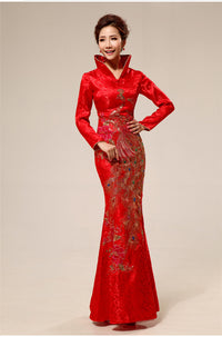 New wedding dress bride wedding cheongsam
