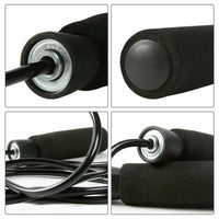 Gym Aerobic Exercise Boxing Skipping Rope Adjustable Bearing Speed Fitness Bearing Rope Tangle-Free Jumping Rope Speed Equipments Skipping Adjustable Skipping Rope