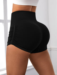 Women’s Scrunch Butt Seamless Workout Shorts – High-Waisted Yoga Biker Shorts