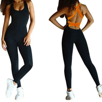 Women’s Sports Yoga Jumpsuit – Workout & Gym Fitness One-Piece