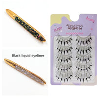 False Eyelashes Self-adhesiveEyeliner Multicolo r