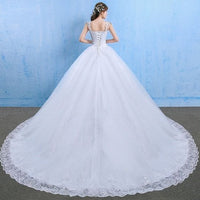 Luxury Wedding Dress With Fat Diamonds Embellished Summer And Spring One-shoulder Wedding Dress