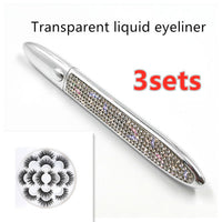 False Eyelashes Self-adhesiveEyeliner Multicolo r