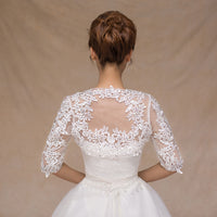 Lace Vest Long Sleeve Wedding Dress Vest Wedding Small Coat