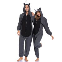 Animal Fleece Onesie – Halloween Cosplay Pajamas & Party Sleepwear