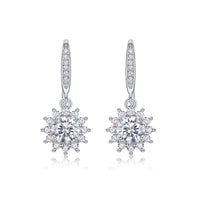 Qingcheng – 0.5-Carat Moissanite Diamond Stud Earrings in S925 Sterling Silver Platinum-Plated