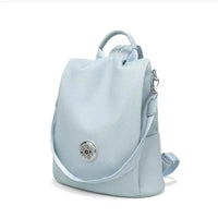 The New Seasonal Series Of Shoulder Bags Haze Blue New Fashion Ladies Backpack 
 Leisure Ladies Backpack Large Capacity