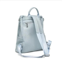 The New Seasonal Series Of Shoulder Bags Haze Blue New Fashion Ladies Backpack 
 Leisure Ladies Backpack Large Capacity