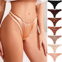 Satin T-Back Women’s Underwear – Soft Cotton Crotch Thong