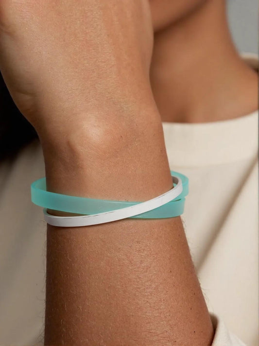 Stainless Steel Conch & Starfish Shell Bracelet for Women