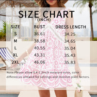 Women's Summer Dresses 2025 Casual Boho Sleeveless V Neck Loose Cover Up Beach Sundresses