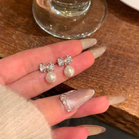 Korean Style Butterfly Studs Silver Needle High Sense Niche