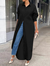 Long-sleeved Casual Shirts And Dresses With Multiple Wear Methods.