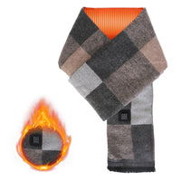 USB Heated Winter Scarf – Electric Soft Neck Wrap with 3 Temperature Modes
