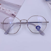 Octagonal anti-blue glasses