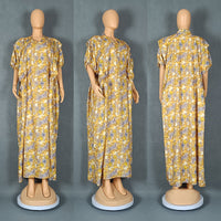 African Style Printing Plus Size Dress