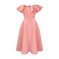 Elegant Ruffle Large Dress