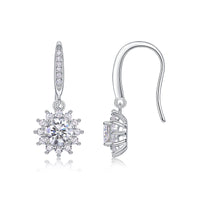 Qingcheng – 0.5-Carat Moissanite Diamond Stud Earrings in S925 Sterling Silver Platinum-Plated