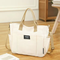 Large Capacity Shoulder Canvas Bag, Commuting Hand Bag