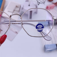 Octagonal anti-blue glasses