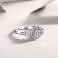 Serial Dreams - A Fashionable And Luxurious Jewelry Accessory Set With Moissanite S925 Sterling Silver And Platinum-plated Diamond