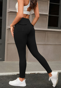 New Yoga Stretch Sports Pants For Women, Peach Hip Lifting Running Speed Dry Pocket Bottom Tight Pants