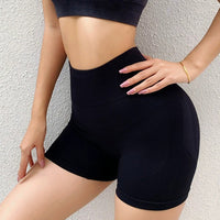Women’s Seamless Butt-Lifting Yoga Shorts – Fitness Gym Leggings