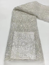 Women's Wedding Dress Embroidered Lace Fabric
