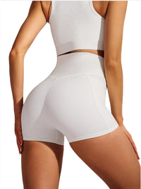 2-Pack Women’s High-Waisted Yoga Shorts – Breathable & Stretchy Workout Wear