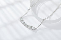 Galaxy - A Fashionable And Luxurious Diamond Jewelry Pendant Set With Moissanite S925 Sterling Silver And Platinum Plating