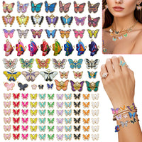 126 Pcs Butterfly Charms